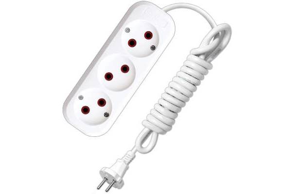 Удлинитель 3х10м без заземл. 10А IP20 У6-639М ПВС 2х1 UNIVersal 639М-10