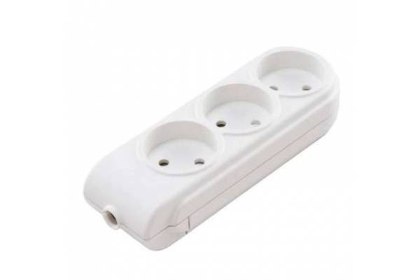 Колодка удлинителя 3-м без заземл. защ. шторки Makel N3010000