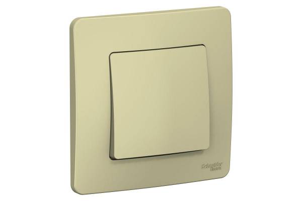 Выключатель 1-кл. СП Blanca 10А IP20 (сх. 1) 250В беж. SchE BLNVS010107