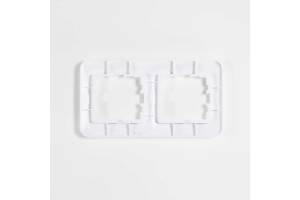 Рамка 2-м KARINA LIFE горизонт. бел. LEZARD 708-0200-147