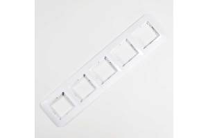 Рамка 5-м KARINA LIFE горизонт. бел. LEZARD 708-0200-150