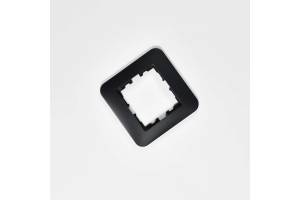 Рамка 1-м KARINA LIFE горизонт. черн. бархат LEZARD 708-4200-146