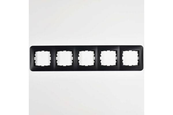 Рамка 5-м KARINA LIFE горизонт. черн. бархат LEZARD 708-4200-150