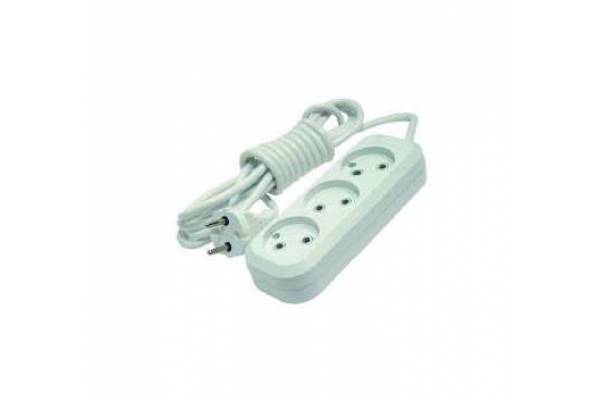 Удлинитель 3х3м без заземл. 10А IP20 Makel MGP123