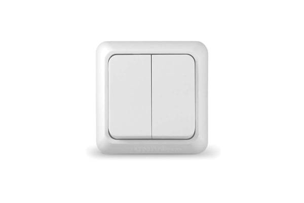 Выключатель 2-кл. ОП Олимп 10А IP20 бел. UNIVersal О0023