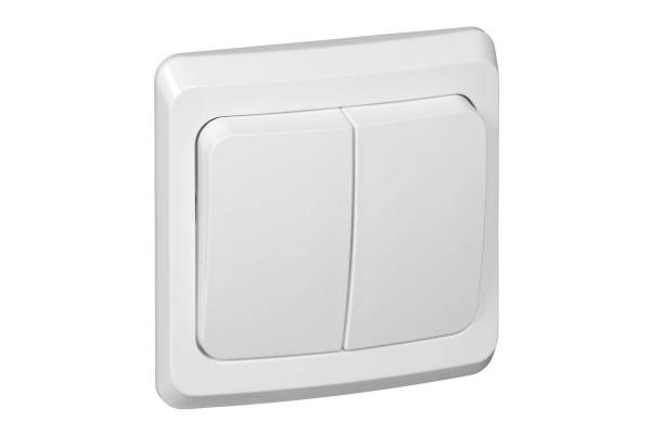 Выключатель 2-кл. СП Этюд 10А IP20 бел. SchE BC10-002B