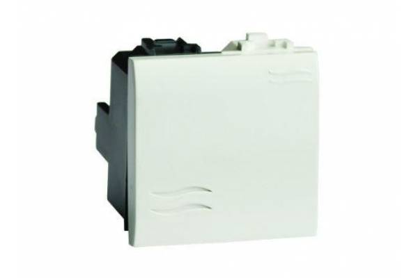 Переключатель 1-кл. 2мод. Brava 16А IP20 бел. DKC 76012B