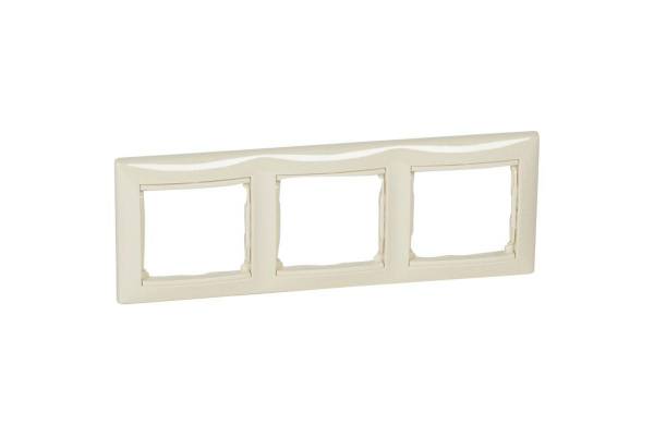 Рамка 3-м Valena горизонт. сл. кость (DIY-упак.) Leg 695633