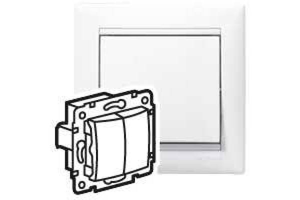 Механизм выключателя 2-кл. СП Valena 10А IP31 бел. (DIY-упак.) Leg 694265