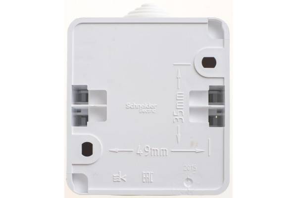 Выключатель 1-кл. ОП Этюд 10А IP44 10AX бел. SchE BA10-041B