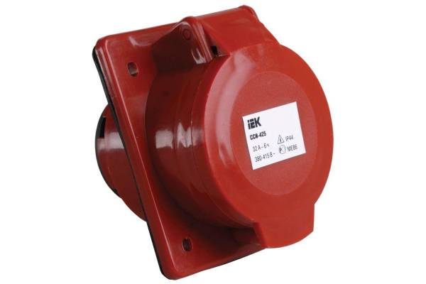 Розетка СП 32А 380В 3P+E+N ССИ-425 IP44 IEK PSR42-032-5