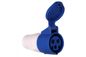 Розетка кабельная 32А 220В 2P+E IP44 (223) EKF ps-223-32-220