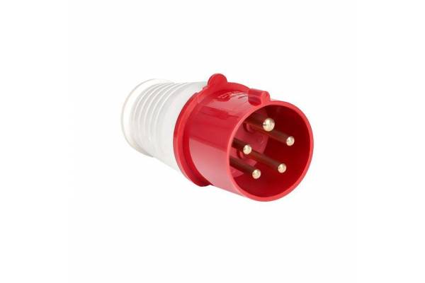 Вилка эл. каб. 16А 3P+РЕ+N 380В IP44 (015) EKF ps-015-16-380