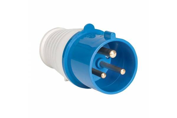 Вилка эл. каб. 32А 2P+РЕ 220В IP44 (023) EKF ps-023-32-220