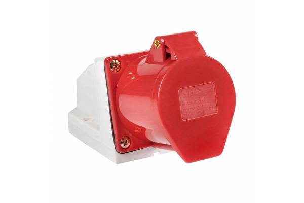 Розетка наружн. уст. 32А 380В 3P+РЕ IP44 (124) EKF ps-124-32-380