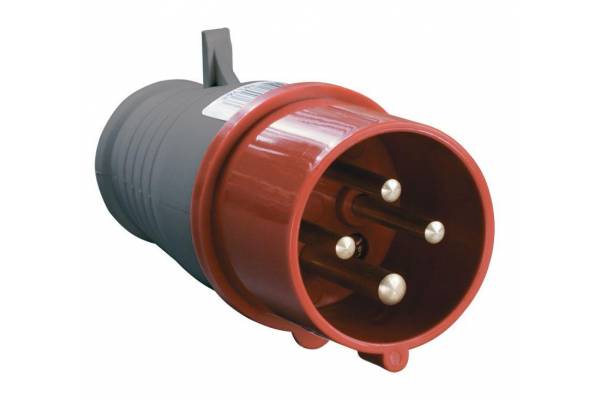 Вилка эл. каб. 16А 3P+PE 380В IP44 ССИ-014 IEK PSR02-016-4