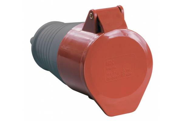 Розетка кабельная 16А 380В 3P+PE+N ССИ-215 IP44 IEK PSR22-016-5