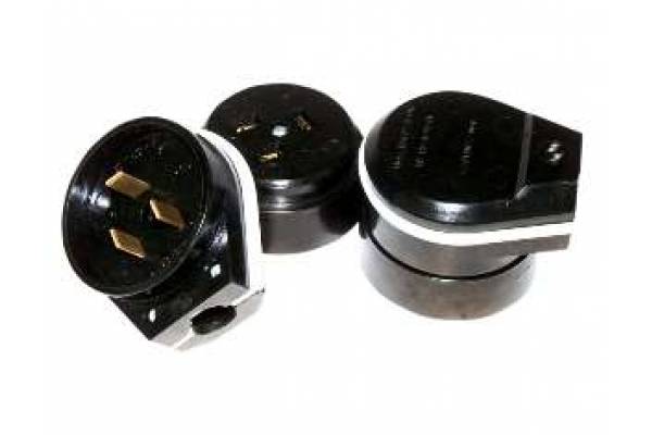 Разъем РШ-ВШ 32А 220В черн. РВШ 32-001