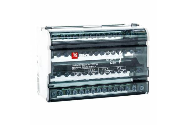 Шина нулевая в корпусе 4х15 EKF sn0-4x15
