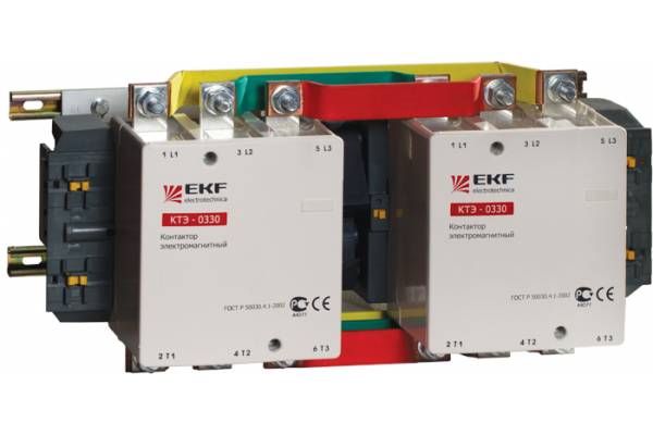 Контактор КТЭ реверсивный 225А 230В 2NO EKF ctr-b-r-225