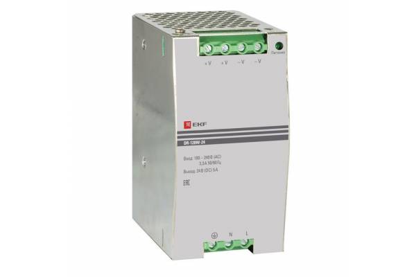 Блок питания 24В DR-120W-24 EKF dr-120w-24