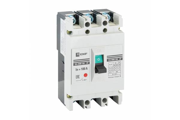 Выключатель автоматический 3п ВА-99М 100/20А 35кА PROxima EKF mccb99-100-20m
