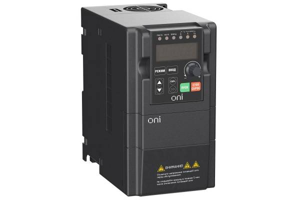 Преобразователь частоты A150 380В 3ф 1.5кВт 5А встроенный торм. модуль ONI A150-33-15NT