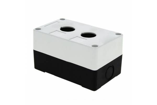 Корпус КП 102 2 кнопки белый EKF cpb-102-w