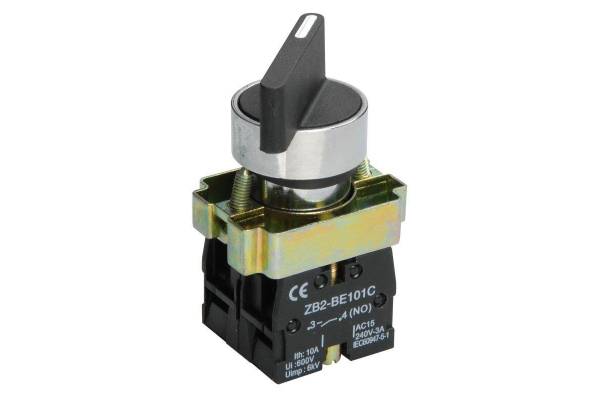 Переключатель LAY5-BJ33 на 3 полож. черн. I-O-II дл. ручка IEK BSW70-BJ-3-K02