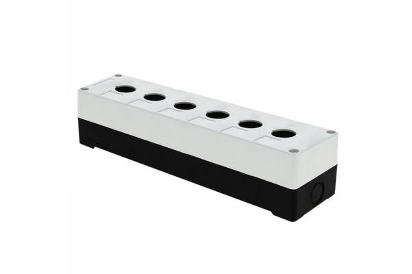 Корпус КП106 6 кнопок бел. EKF cpb-106-w