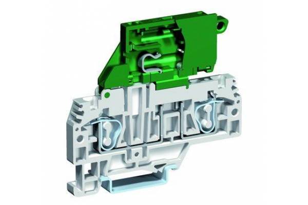 Держатель предохранителя 5х20 пружина 4кв.мм сер. DKC ZHF310GR