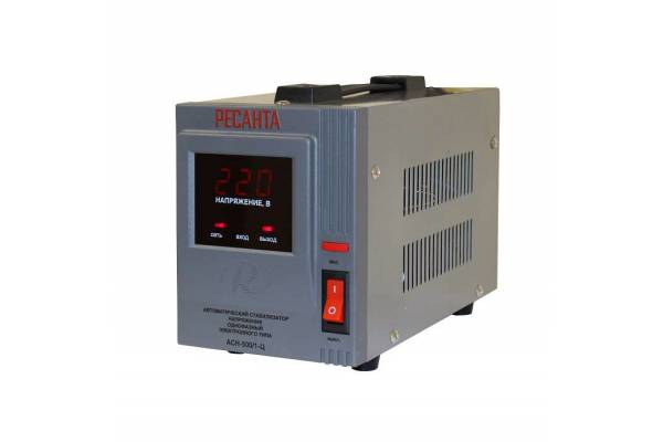Стабилизатор напряжения АСН-500/1-Ц 1ф 0.5кВт IP20 релейный Ресанта 63/6/1