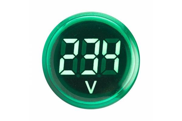Индикатор значения напряжения ED16-22VD зел. PROxima EKF ed16-22vd-g