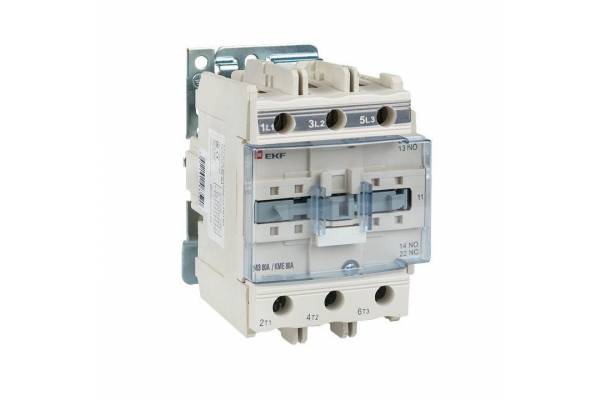 Контактор КМЭ 80А 220В NO+NC EKF ctr-s-80-220