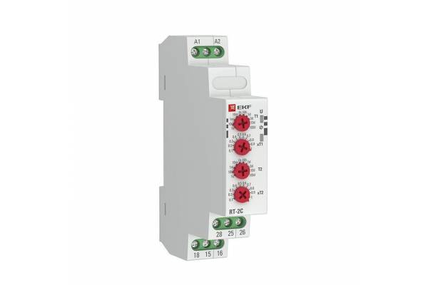 Реле времени RT-2C (2 регулир. порога вр. 2 исп. конт.) EKF rt-2c