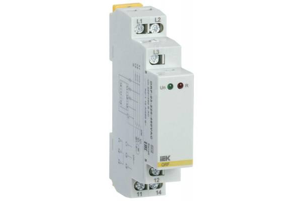 Реле фаз ORF 03 3ф 220-460В AC IEK ORF-03-220-460VAC