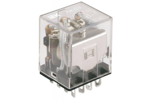 Реле РЭК 77-4 10А 24В AC IEK RRP10-4-10-024A