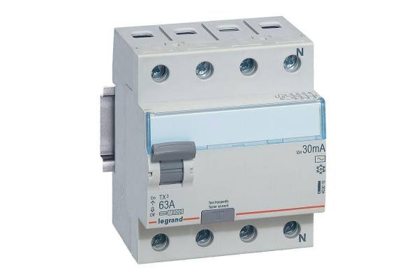 Выключатель диф. тока 4п 25А 30мА тип AC TX3 Leg 403008