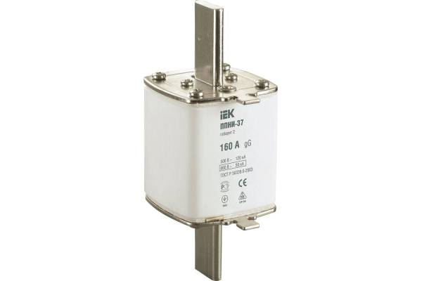 Вставка плавкая ППНИ-37 160А габарит 2 IEK DPP40-160