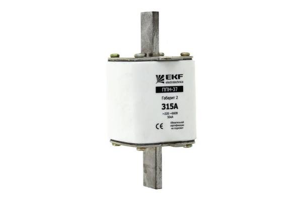 Вставка плавкая ППН-37 400/315А габарит 2 EKF fus-37/400/315