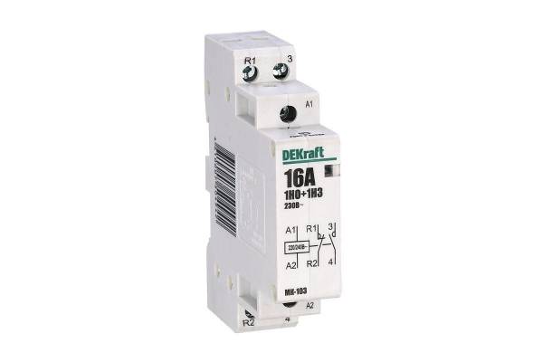 Контактор модульный МК-103 1НО+1НЗ 25А 230В SchE 18065DEK