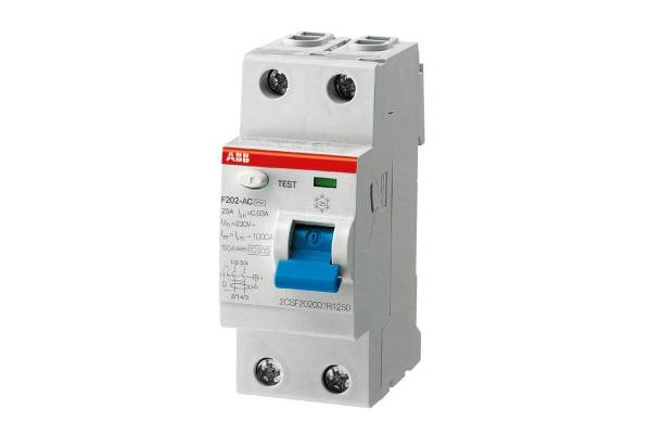 Выключатель дифференциального тока (УЗО) 2п 40А 30мА тип A F202 ABB 2CSF202101R1400
