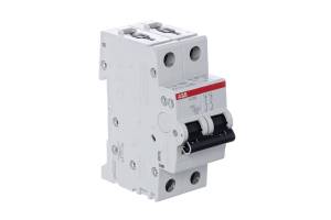 Выключатель автоматический модульный 2п C 6А 6кА S202 C6 ABB 2CDS252001R0064