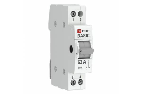 Переключатель трехпозиционный 1п 16А Basic EKF tps-1-16