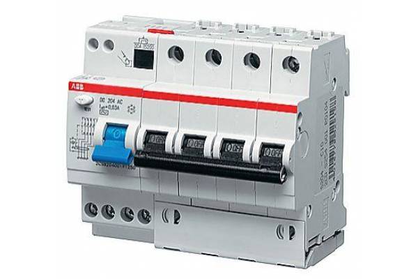 Выключатель авт. диф. тока 4п 6мод. C 25А 30мА тип AC 6кА DS204 ABB 2CSR254001R1254
