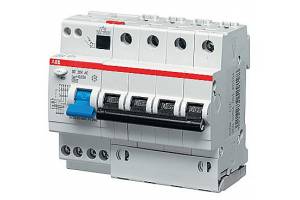 Выключатель авт. диф. тока 4п 6мод. C 25А 30мА тип AC 6кА DS204 ABB 2CSR254001R1254