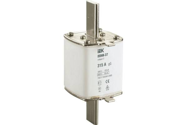 Вставка плавкая ППНИ-37 315А габарит 2 IEK DPP40-315
