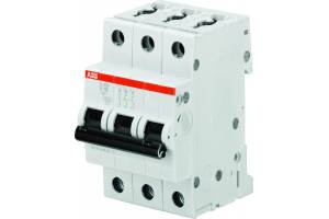 Выключатель автоматический модульный 3п B 25А 6кА S203 B25 ABB 2CDS253001R0255