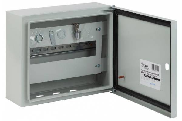 Корпус металлический ЩРНг-12 250х300х120 IP54 NO_SIMPLE_STM_SHRNg-12_IP54 ЭРА Б0041689