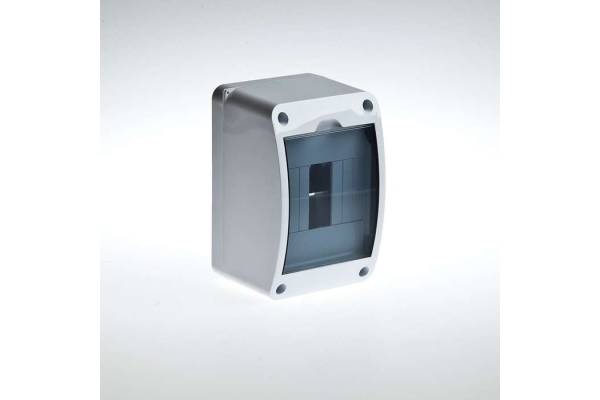 Бокс ОП Тусо 4мод. IP40 бел./прозр. двер. Рувинил 68304